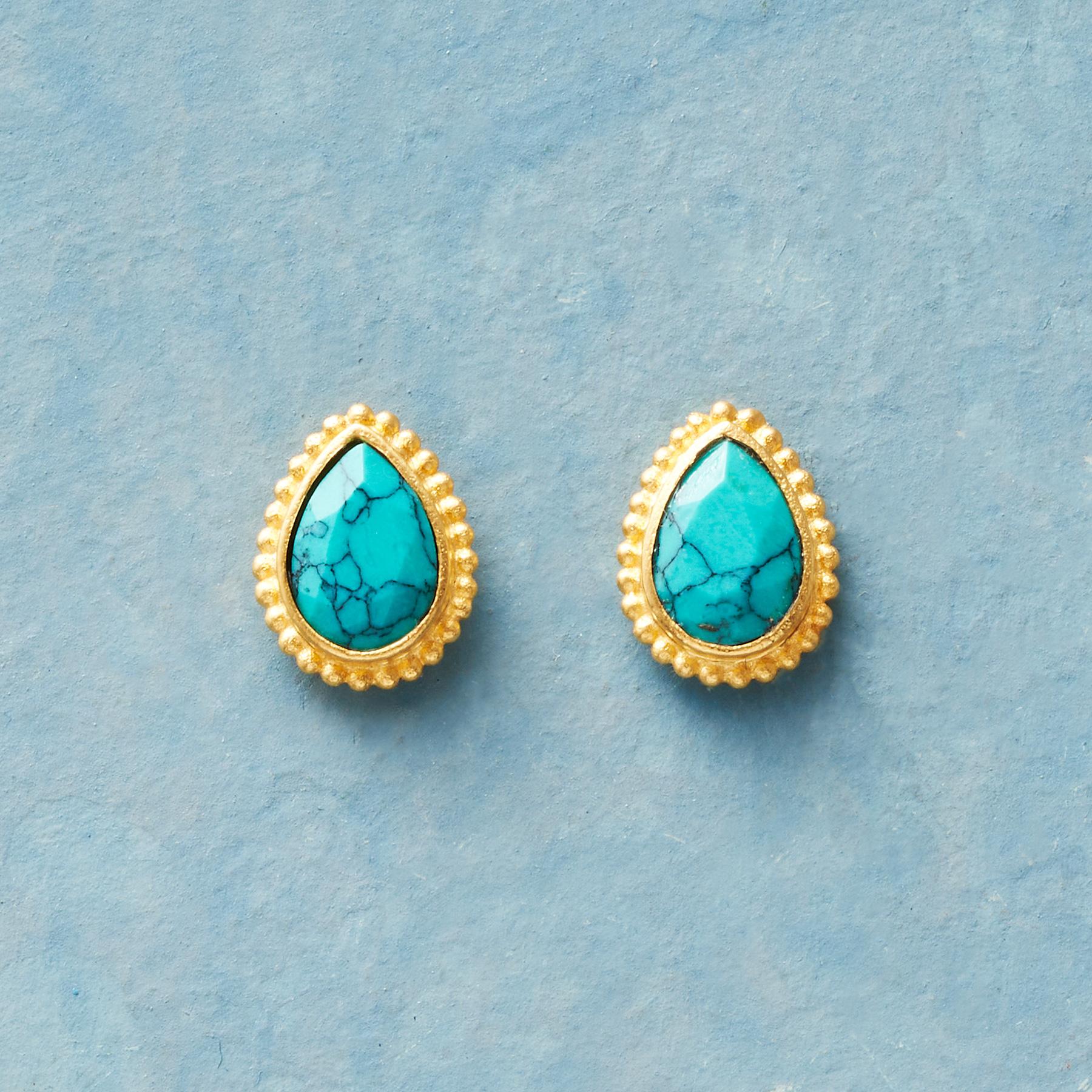 Premium Teardrop Birthstone Earrings