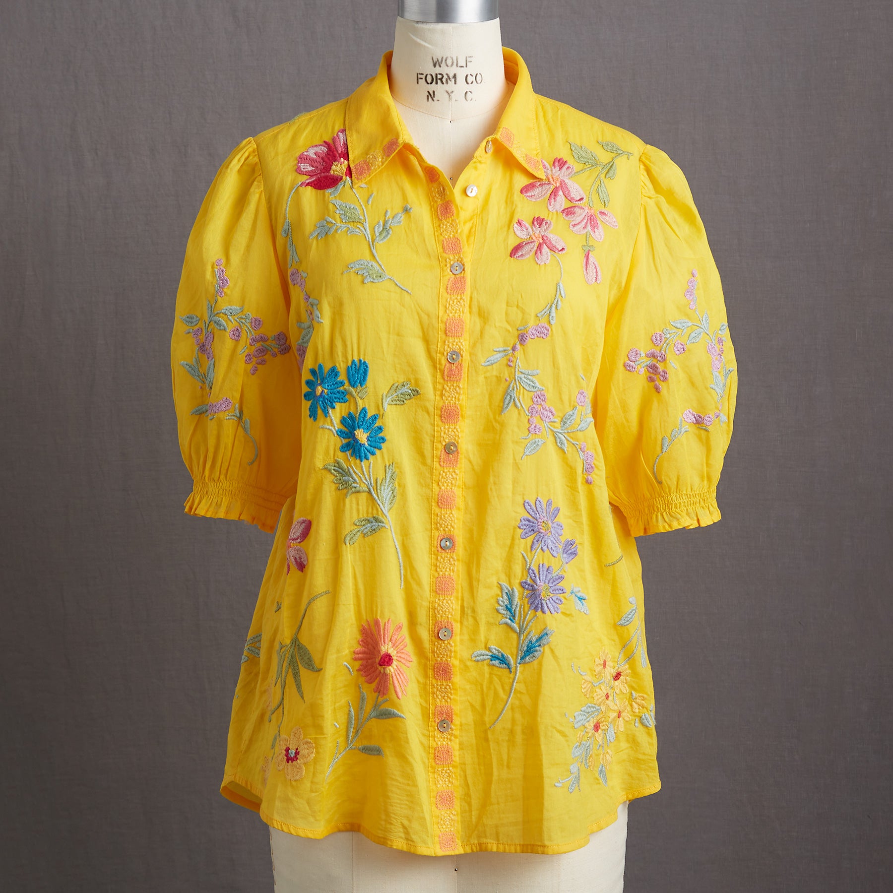 Premium Evangelina Petite Smocked Shirt